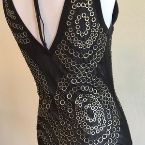 Arden B Dresses - Arden B. Black and Silver mesh dress Small Arden B Dresses - Arden B. Black and Silver mesh dress Small